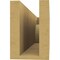 Ekena Millwork 4in. W x 6in. H x 20in. L Rivera Woodgrain TimberThane Rafter Tail, Primed Tan RFTUR04X06X20RIVRCPR - alternate 4